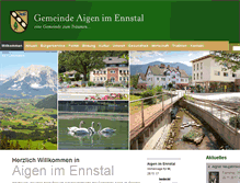 Tablet Screenshot of aigen.at